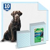 SUNNY DOGGY 犬用おしっこパッド 子犬パッド ペットトレーニングパッド 使い捨て アップグレードされた臭気コントロール トイレパッド 吸収性 漏れ防止 犬 家事や子犬用品 (36インチx36インチ/10枚)