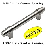Cosmas 161 – 3.5snサテンニッケルContemporaryバーキャビネットハンドルプル – 3 – 1 / 2 "穴中心 – 25パック