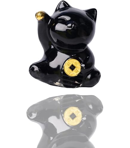 Amazon.co.jp: 【石流通センター】【彫刻置物】お座り犬 タイガーアイ