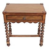 ノーブランド品 アンティーク調 木製コンソールテーブル