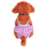 LINXAS マナーパンツ 犬 女の子 メス フリル 可愛い 小型犬 s ss m マナーベルト 犬用 おむつ 生理 雌 サスペンダー 洋服 綿 おむつカバー