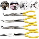 Beho-ストレートベントメカニック機器ハンドツールセット4本11インチエクストラロングノーズプライヤー