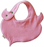 yuga☆葉っぱのスタイ いちご×ひまわり染め オーガニックコットン100% ベビー 服 男の子 女の子 兼用 よだれかけ 出産祝い 天然染め プレゼント 綿100% おもてなし賞受賞!