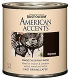 Rust-Oleum 215151 American Accents 1/2 Pint Latex, Satin Espresso [並行輸入品]