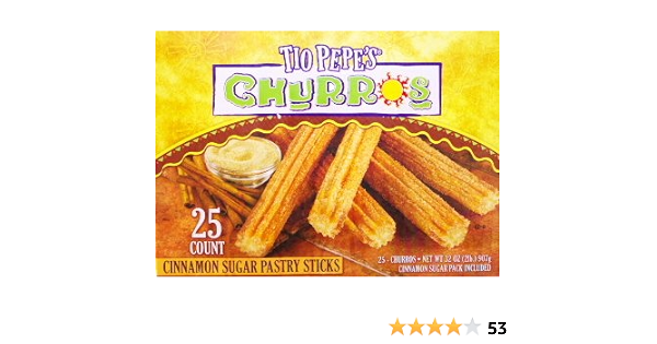 Amazon 冷凍 チュロス 25本 Tio Pepe S Churros ティオ ペペズ チュロス クール冷凍便のみ Tio Pepe S Churros ケーキ 洋菓子 通販