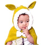 Domybest 秋冬 ベビー服 子供クローク ショール コート 男の子 女の子 ニット 長袖 1-6歳 3色 小さなウサギの形 大晦日 七五三 新年会 誕生日 記念日 お祝い ギフト 旅行