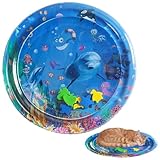 BDSAOP(のやは)猫用感覚ウォーターマットペットプレイ用水感覚プレイマット犬猫用ウォーターマット水感覚プレイマット犬猫用ウォーターマット犬のベッドマット水遊びマット涼しく快適熱中症暑さ対策イルカ柄