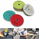 ランフィー　100 mm ダイヤモンドウェット研磨パッドホイール500/1000/2000/3000/6000/10000 粒