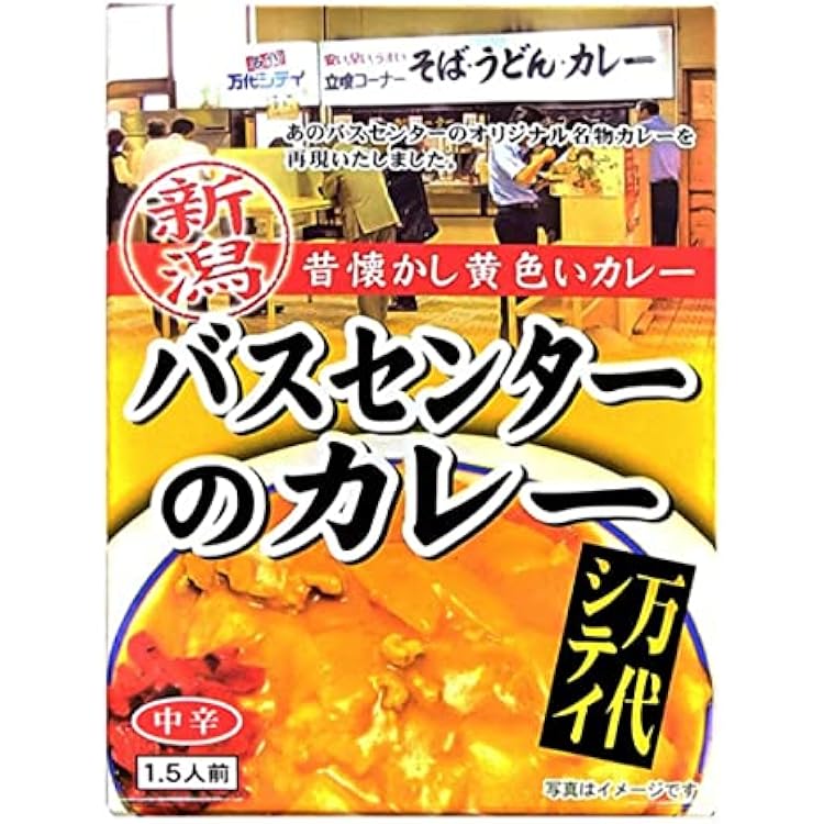 Amazon.co.jp: 新潟 昔懐かし黄色いカレー バスセンターのカレー 220g
