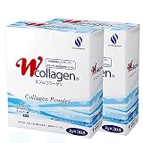 ピーエス Wコラーゲン 210g(7g×30本) ◆2箱セット 日本製 ダブルコラーゲン 高分子コラーゲン ペプチド パウダー 粉末 豚皮 ヒアルロン酸 グルコサミン コンドロイチン