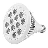 led 植物育成ライト HangRui 植物育成ランプ 12W E27口金 水耕栽培・室内栽培・家庭菜園・観葉植物