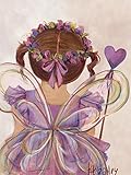 Oopsy Daisy Fine Art for Kids Little Fairy Princess Brunetteキャンバス壁アートby Kristina Bass Bailey 24 x 30