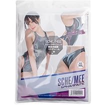 Blue パルフェット Zip-Front Backless スクール水着 PHARFAITE】Zip-Front Backless スクール水着