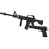 ベルソス(VERSOS) VERSOS エアーガンセット Colt1911モデル ＆ M4 R.I.Sモデル [ VS-C-M4 ] / M4モデル コルトモデル エアーガンキット エアガン サバイバルゲーム サバゲー アウトドア ブラック