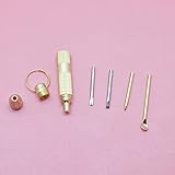 耳かき　一字ドライバー　十字ドライバー 楊枝 銅 4in1　キーホルダー付く　36.5*6.4mm
