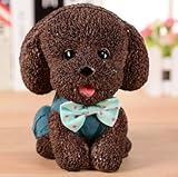 かわいい子犬銀行型の貯金箱樹脂コイン銀行お金ボックスFigurines Saving MoneyホームDecor Favor Gift for Kids