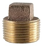 LDR 323 P-1 Plug, Low Lead, 1-Inch, Brass [並行輸入品]