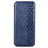 ESTIKI万屋-JP(工場直販品質保証) 適用Redmi 12 5G兼用ケース 手帳型 革製 Redmi 12 5G 薄い軽いデザイン カバー カード収納型レザーケース 適用機種:Redmi 12 5G ブルー