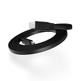 CIO フレックススパイラルケーブル 1m USB-CtoC 240W PD3.1急速充電 480Mbps マグネット 形状記憶(ブラック) | 配線すっきり, iPhone対応, Android対応, MacBook対応, 480Mbps データ転