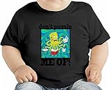 Psychedelic Puzzled Octopus オーガニックベビーTシャツ 12 - 18 Months