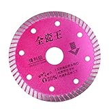 Dovewill ダイヤモンドブレード ドリルビット　磁器　大理石　花崗岩　鉄筋コンクリート　ガラス　掘削　切削工具　耐久性　全４色選べる - バラ色