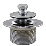 Westbrass 79438CP-Z 1-1/2-Inch NPSM Coarse Thread Twist-and-Close Bath Drain Plug [並行輸入品]