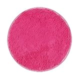 leerya 4040 cm厚み付け円形Carpeダイニングルームベッドルームカーペット床マット 40x 40cm ピンク