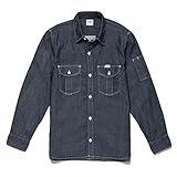 (リー) Lee メンズ ワーク長袖シャツ LWS46001 8 インディゴネイビー M