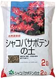 【サンソ粒剤配合で根ぐされを防止し夏枯れを防ぎます】自然応用科学 シャコバサボテンの土 2L