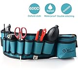 Firlar 腰袋 釘袋 工具差 工具袋 ウエストポケット 電工 大工 建築 作業道具 修理 DIY用 防水 耐摩耗 ベルト調節可能