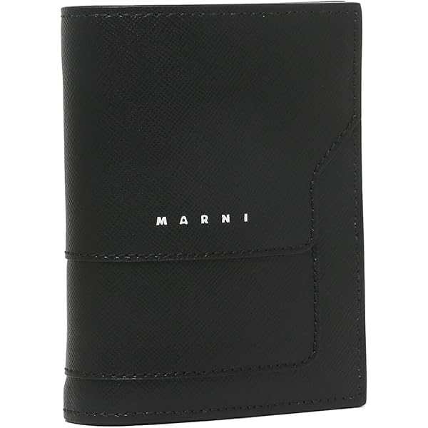 Amazon | [マルニ] 二つ折り財布 バイフォールドウォレット ブラック