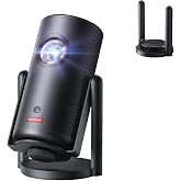 Anker Nebula Capsule 3 Laser & 公式プロジェクタージンバルスタンド (Capsuleシリーズ用) | レーザー モバイル プロジェクター スタンドセット 家庭用 フルHD Netflix対応 300ANSI ルーメン 天