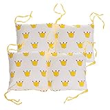 Dovewill 2組　ベビーカー　ベビーベット用　綿　快適　柔らかい　枕　ピロー　クッション　まくら　安全ケア　5色選べる - クラウン