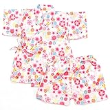 (ファンファン) FUN fun 甚平 スーツ 子供 キッズ ベビー ウサギ アイボリー 80