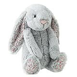 ジェリーキャット Mサイズ ぬいぐるみ (サイズ：M、カラー：Blossom Silver Bunny）JELLY CAT BASHFUL [並行輸入品]