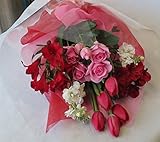 チューリップの花束/ スプリングブーケ レッド