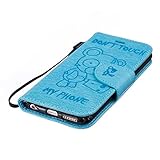 iPhone 6 Plus / iPhone 6S Plus ケース UNEXTATI 手帳型ケース 液晶保護 カバー カード収納 ストラップ 付き Apple iPhone6 Plus / iPho