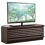 タンスのゲン 国産 テレビ台 【完成品】 幅80cm コーナータイプ アルダー無垢 シンプル コンパクト マルチ収納 ブラウン 38700022 WN