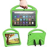 「Doo」Fire HD 8/ Fire HD 8 Plus ケース 2022年モデル 第12世代 2020年モデル 第10世代 対応 Fire HD 8インチ タブレットカバー スタンド機能 ハンドル付き 持ちやすい EVA素材 取付簡単 耐衝撃 Fire HD 8/ Fire HD 8 Plus 第12世代 第10世代 カバー 子ども用（グリーン）