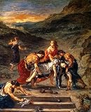 Saint Stephen Borne Away by His Disciples – by Eugene Delacroix – Unframed 24" by 30" AC-62761-2430
