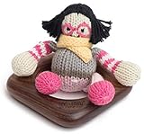 Finn + Emma | Rattle Teething Ring |ベビー| Handニット& fair-trade | 100 % Organic &環境に優しい|ペルー製 One Size G