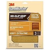 3M SandBlaster Between Coats Sandpaper 400-Grit 9-Inch by 11-Inch [並行輸入品]