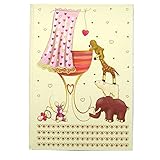 A4 Casebound Memory New Baby Book Pink - 120 Pages - Size - 11.7 X 8.3 by Quire