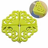 ピンクLizard 4pcsベビー安全ソフトクッションデスクテーブルコーナープロテクターアンチクラッシュガードエッジコーナーカバー