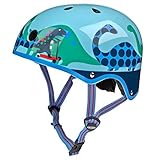 Micro Blue Scootersauras Helmet - Small (48-53cm) [並行輸入品]