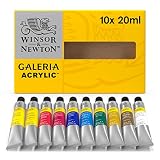 Winsor & Newton Galeria Acrylic 10 x 20ml Tube Paint Set