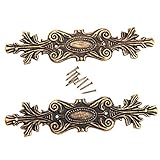 6個入りセット 装飾金具 アンティーク真鍮 装飾ジュエリー小物　木箱掛け金　ネジに付き 装飾 手芸 手作り パーツ 金具