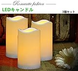 LEDキャンドル REAK LED蝋燭/LEDキャンドルライト イルミネーションライト 癒しの灯り 自然な灯り 波形フレームレスキャンドル ロマンチック　雰囲気　ハロウィン/クリスマス/パーティー/結