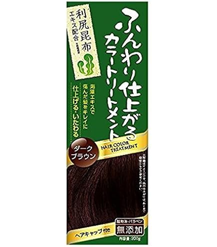 Amazon | 昆布と馬油のヘアカラートリートメント ブラウン | 三和通商