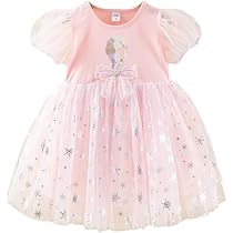 Amazon | [WIEWILY] アナ雪 チュールドレス パフ袖 女の子